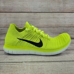 Nike Free RN Flyknit 2017 Volt Green Women's Size 7.5